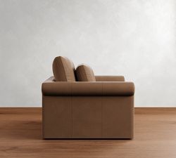 Westwood Roll Arm Deep Seat Leather Chair