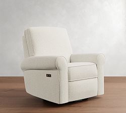 Open Box: PB Comfort Roll Arm Manual &amp; Power Swivel Glider Recliner
