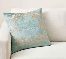 Elphaba Gold Embroidered Decorative Pillow Cover