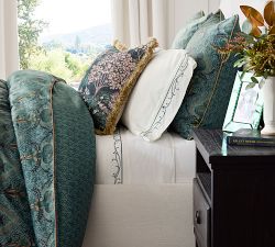 Wicked Embroidered Sateen Sheet Set