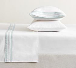 Addison Border Percale Sheet Set