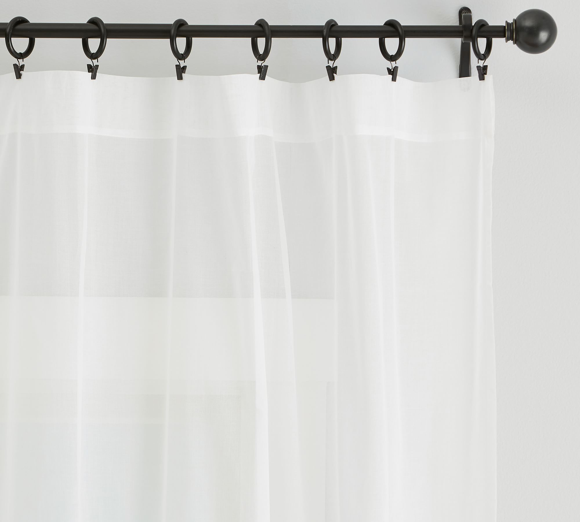 Classic Voile Sheer Curtain - Set of 2