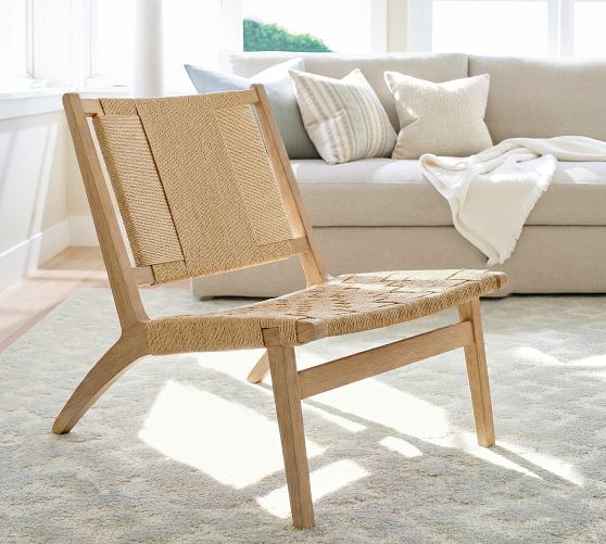 Fenton Woven Chair by Pottery Barn
