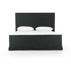 Cecile Slipcovered Platform Bed