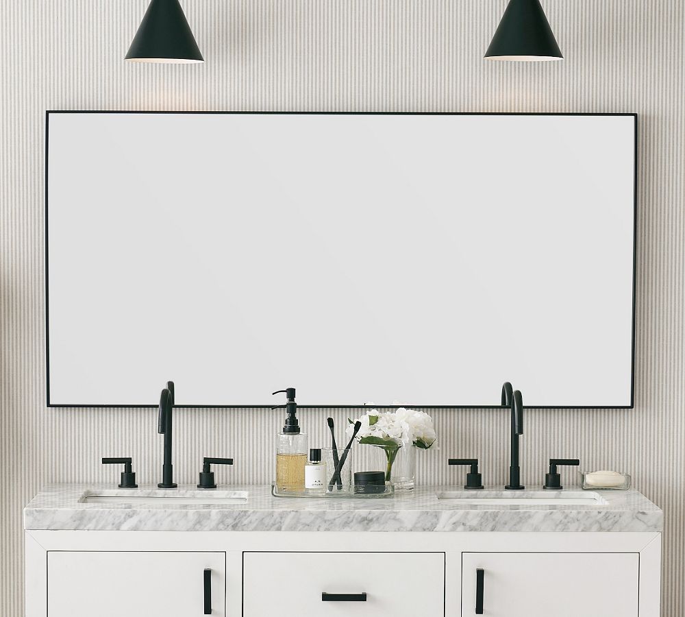 Linden Double Wide Mirror by Pottery Barn