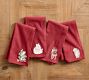 Holiday Critters Embroidered Cotton Napkins - Mixed Set of 4