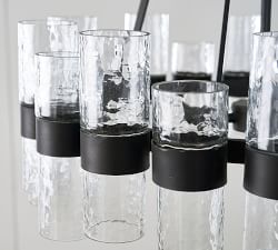 Penni Recycled Glass Chandelier (24")