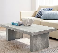 Vaccaro Rectangular Concrete Coffee Table