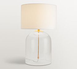 Aria Glass Dome Table Lamp (27")
