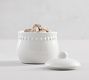 Emma Beaded Stoneware Sugar Bowl