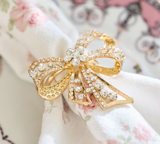 LoveShackFancy Bow Napkin Rings - Set of 4