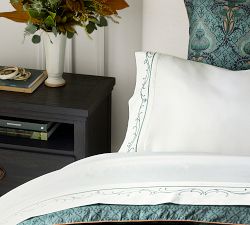 Wicked Embroidered Sateen Pillowcases - Set of 2