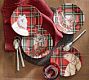 Enchanted Forest Stewart Plaid Appetizer Plates - Mixed Set of 4