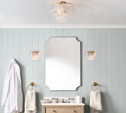 Alexandria Glass Tiered Sconce (8")