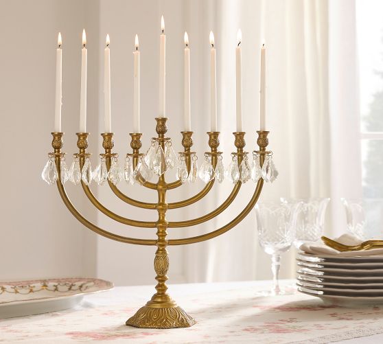 LoveShackFancy Chandelier Menorah by Pottery Barn