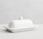 Emma Beaded Stoneware Butter Dish