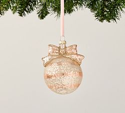 Open Box: LoveShackFancy Striped Bow Mercury Ornament