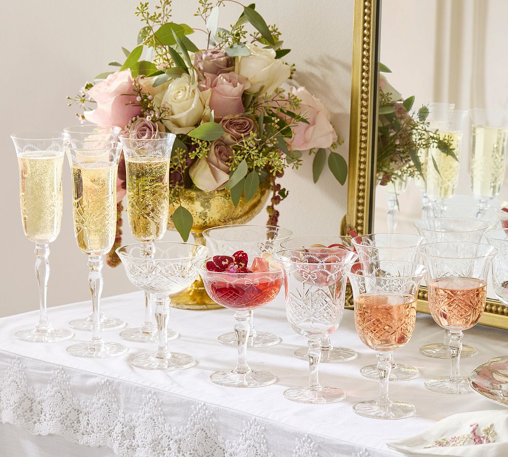 LoveShackFancy Glassware Collection by Pottery Barn