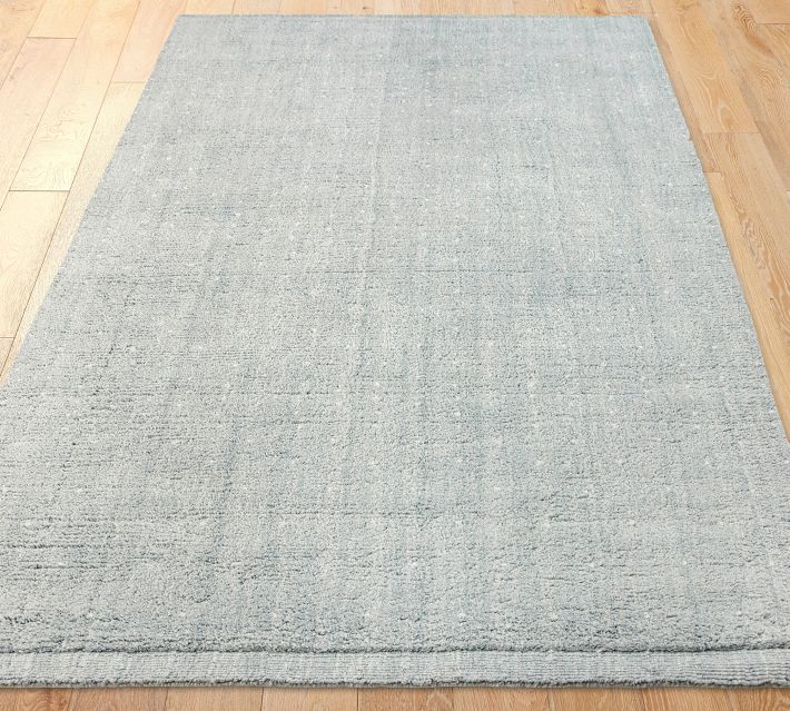 Pottery barn ラグ ウール100% Etta Performance Handwoven Shag Rug | Pottery Barn