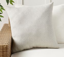 Sunbrella® Recycled Diamond Outdoor Pillow