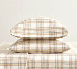 Stewart Plaid Flannel Pillowcases - Set of 2