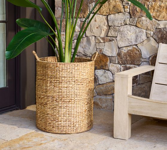 Savannah Handwoven Seagrass Tote Basket