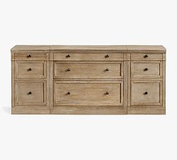 Livingston Media Console with File Cabinets (70'')