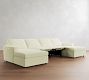 Dream Power Reclining Double Chaise Sectional (147"-171")