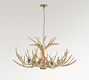 Faux Antler Chandelier (45")