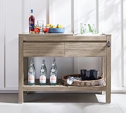 Open Box: Indio FSC® Eucalyptus Outdoor Kitchen Island