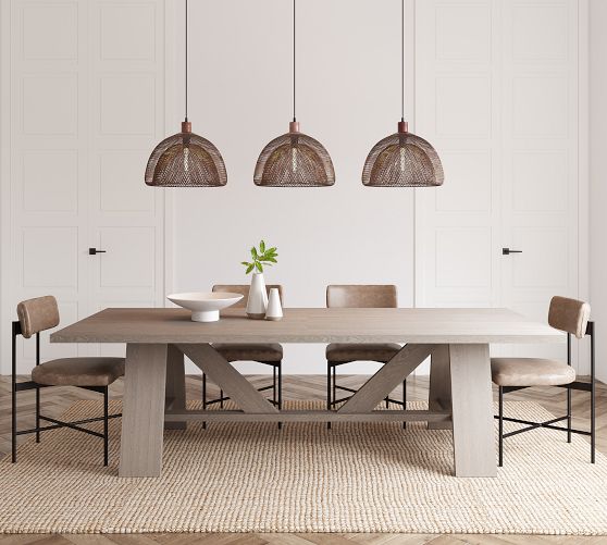 Keaton Communal Dining Table (96"-144") by Pottery Barn