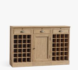Modular Bar Buffet With Double Wine Grid (54")