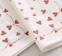 Painted Hearts Cotton Tea Towels - Set of 2