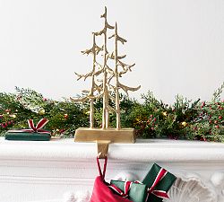 Rustic Trees Stocking Holder
