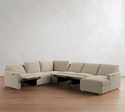 Westwood Slim Arm Power Reclining L-Shaped Chaise Sectional (148"-160")
