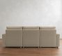 Westwood Square Arm Power Reclining Chaise Sectional (109"-163")