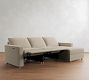 Westwood Square Arm Power Reclining Chaise Sectional (109"-163")