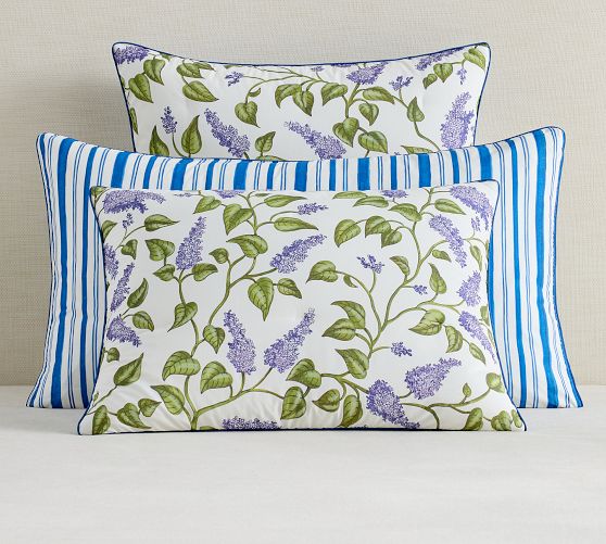 Mark D. Sikes Lilac Fields Reversible Comforter Shams by Pottery Barn