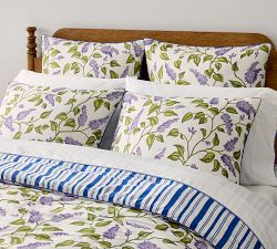 Mark D. Sikes Lilac Fields Reversible Comforter Shams