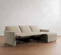 Westwood Slim Arm Power Reclining Chaise Sectional (104"-160")