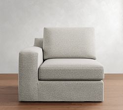 Build Your Own Big Sur Square Arm Slipcovered Sectional