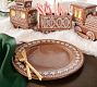 Gingerbread Stoneware Charger Plates - Set of 4