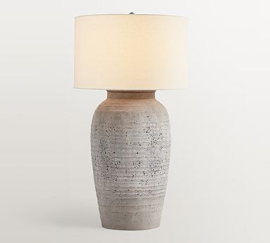 Maddox Tall Terra Cotta Table Lamp (34