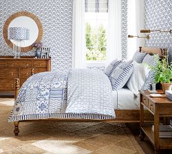 Carter Glass Table Lamp with Mark D. Sikes Clementine Shade (29")