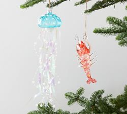 Sparkling Sea Creature Ornaments