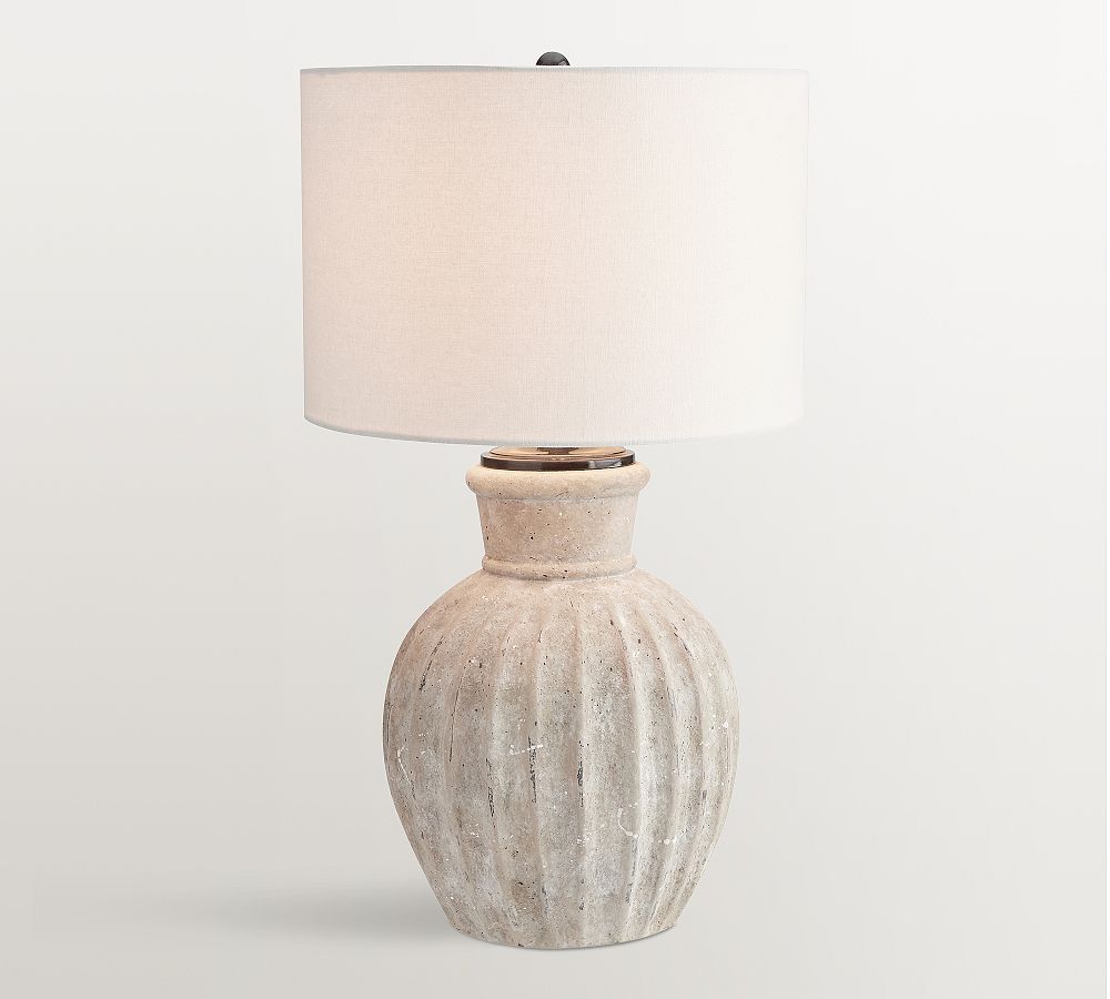 Anders Terra Cotta Table Lamp (25") by Pottery Barn