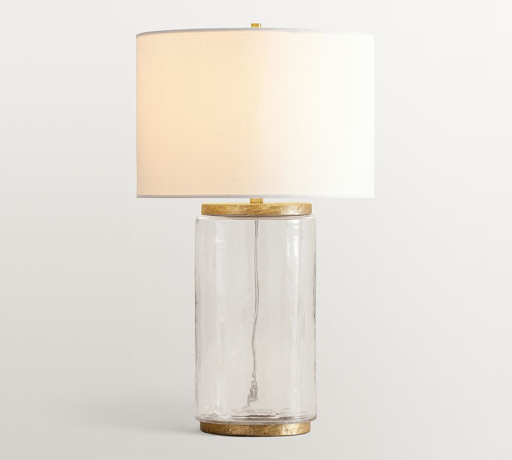 Dalton Recycled Glass Table Lamp (25") by Pottery Barn