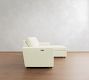 Dream Power Reclining Chaise Sectional (115"-127")