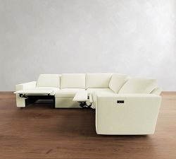Dream Power Reclining Reversible Wedge Sectional (122"-134")
