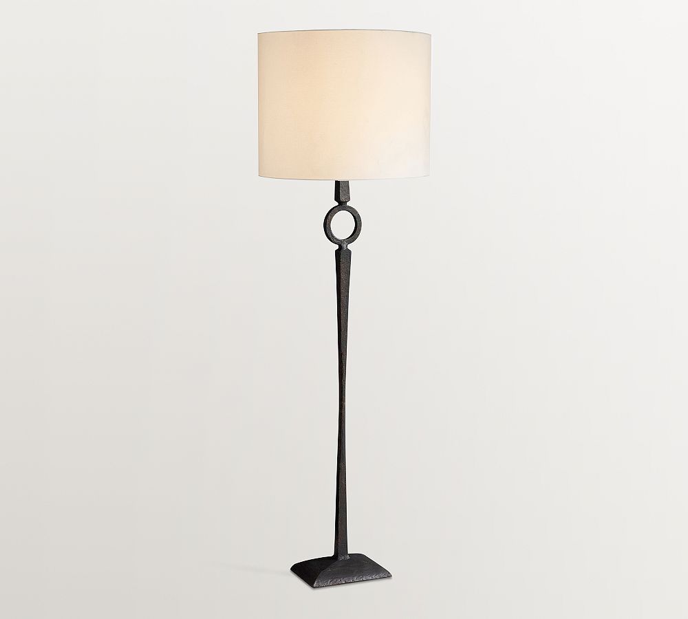 Easton Forged-Iron Floor Lamp (66") by Pottery Barn